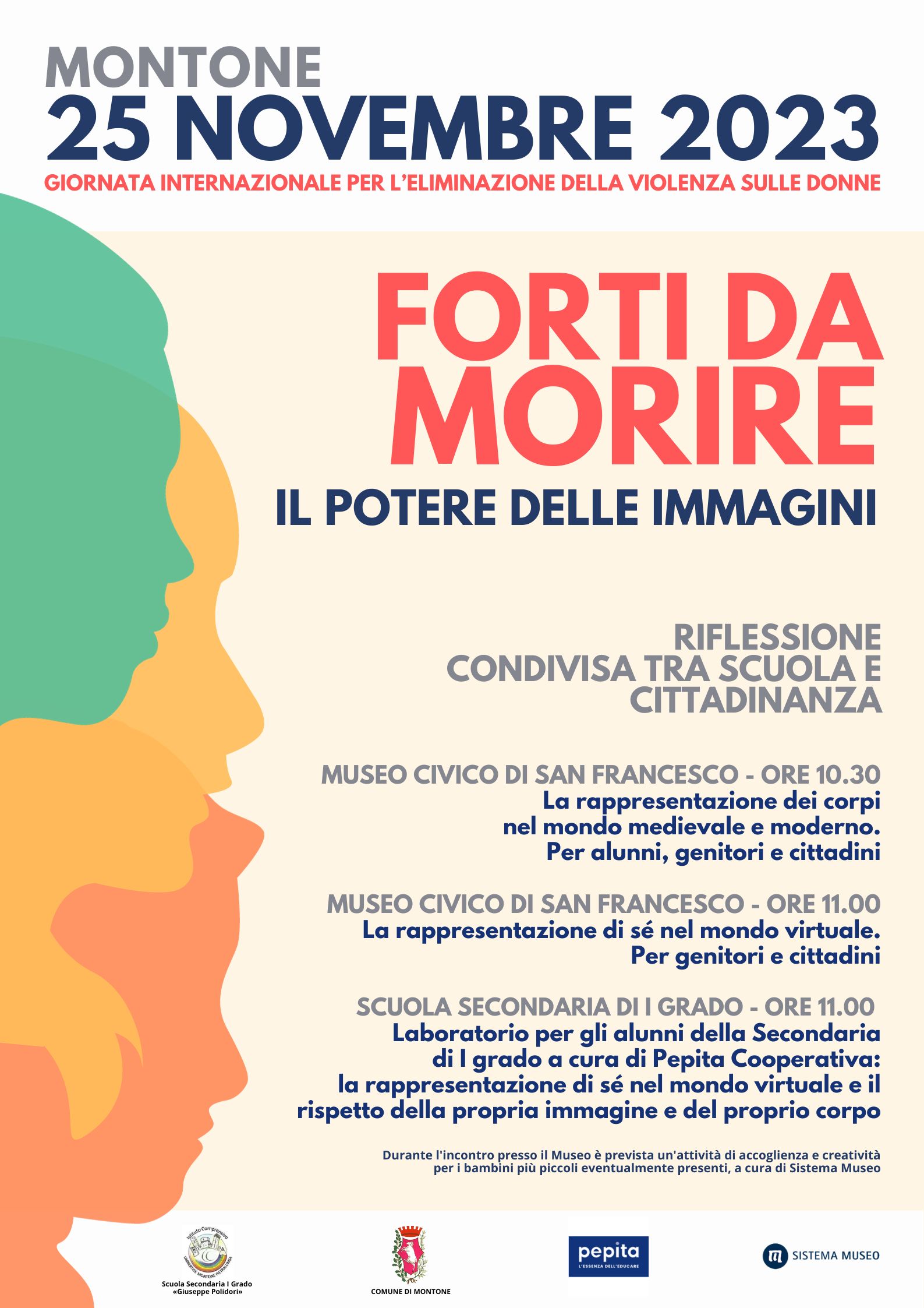 Giornata internazionale per l’eliminazione della violenza sulle donne – A Montone “Forti da morire: il potere delle immagini”