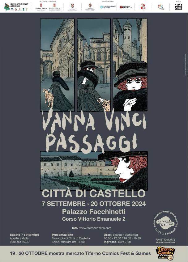 TIFERNO COMICS 2024 “mostra nazionale del fumetto” dal 7 Settembre al 20 Ottobre a Città di Castello