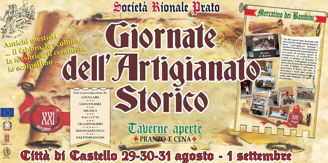 XXI edizione Giornate dell’Artigianato Storico