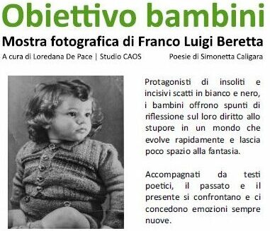 Mostra fotografica “Obiettivo bambini” di Franco Luigi Beretta (18 ottobre-5 novembre 2024)